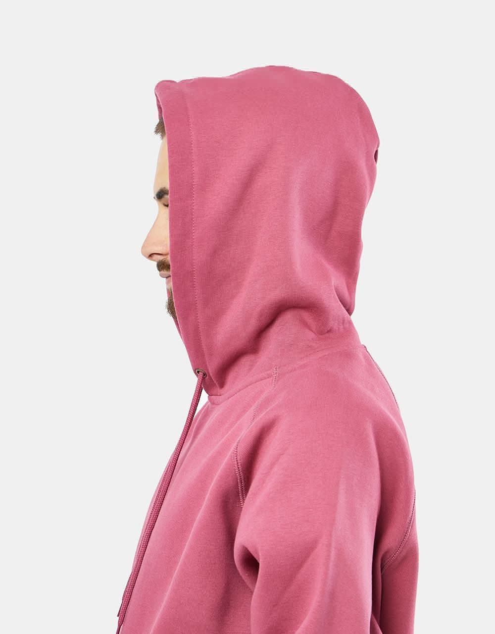 Carhartt WIP Hooded Chase Sweatshirt - Punch/Gold