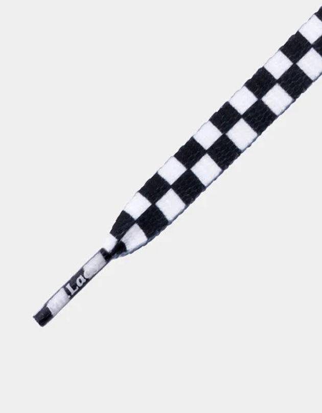 Mr. Lacy Printies Laces - Checkered Black/White