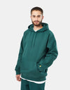 Carhartt WIP Hooded Chase Sweatshirt - Discovery/Gold