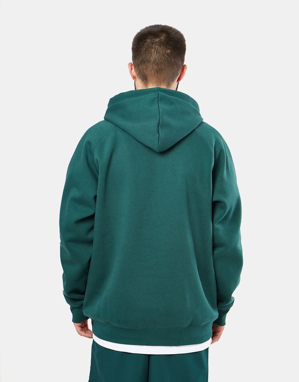 Carhartt WIP Hooded Chase Sweatshirt - Discovery/Gold