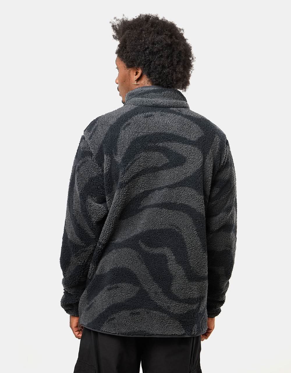 Columbia Rugged Ridge™ II Sherpa 1/2 Snap Fleece - Black Snowdrifts Print