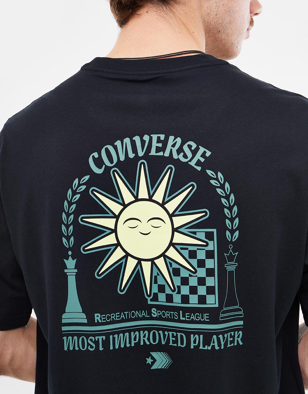Converse Chess League T-Shirt - Converse Black
