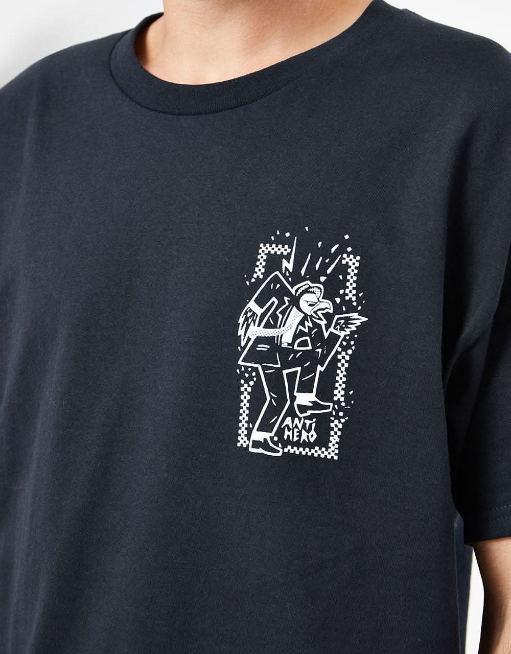 Anti Hero Rude Bwoy T-Shirt - Black/White