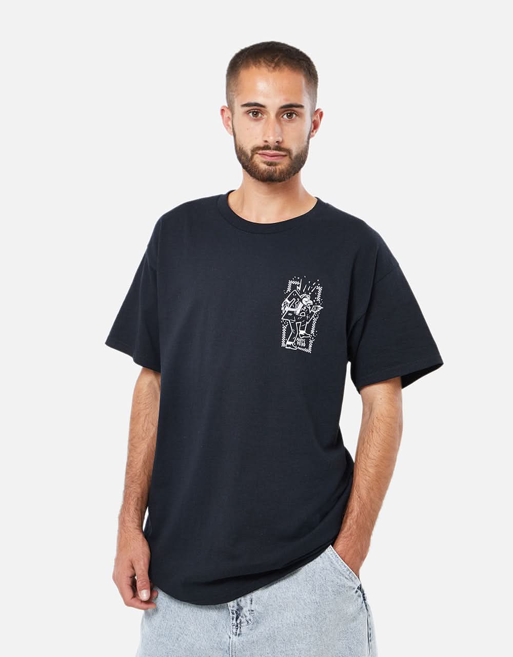 Anti Hero Rude Bwoy T-Shirt - Black/White