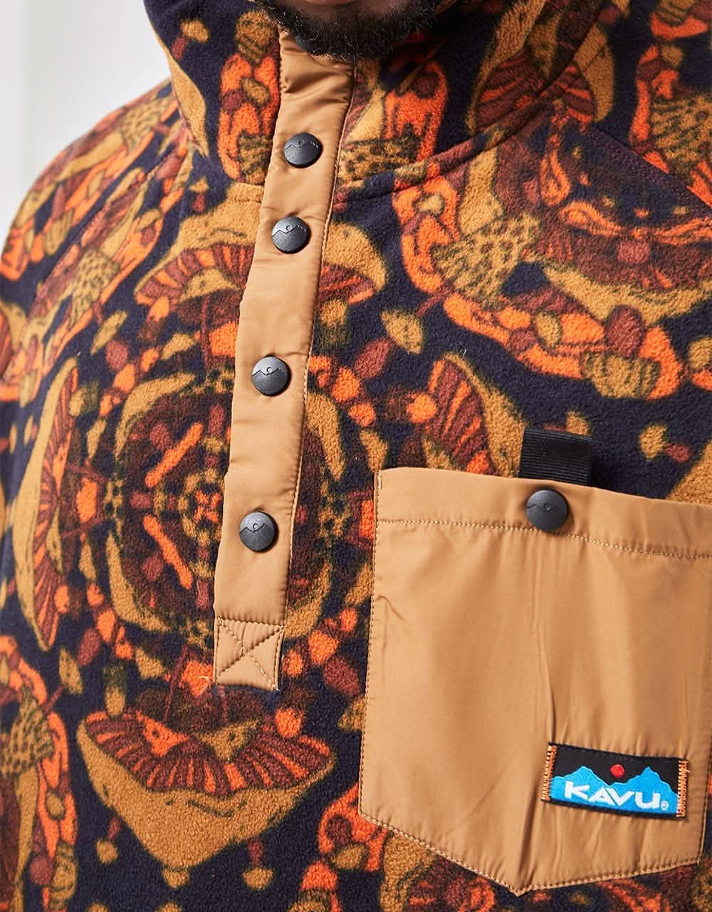 Kavu Teannaway Pullover Fleece - Kalidoshroom