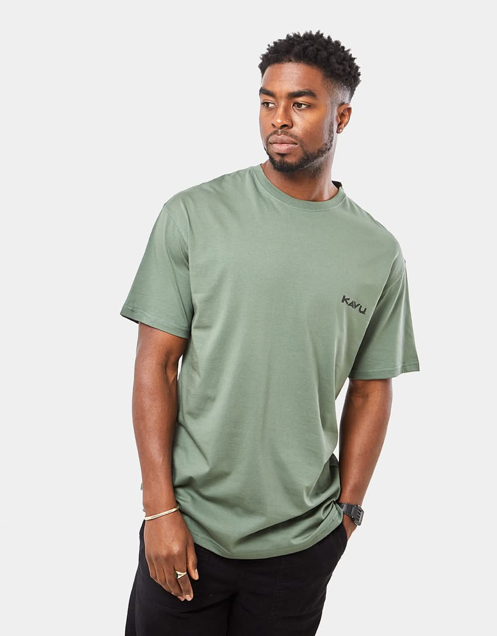 Kavu Compass T-Shirt - Dark Forest