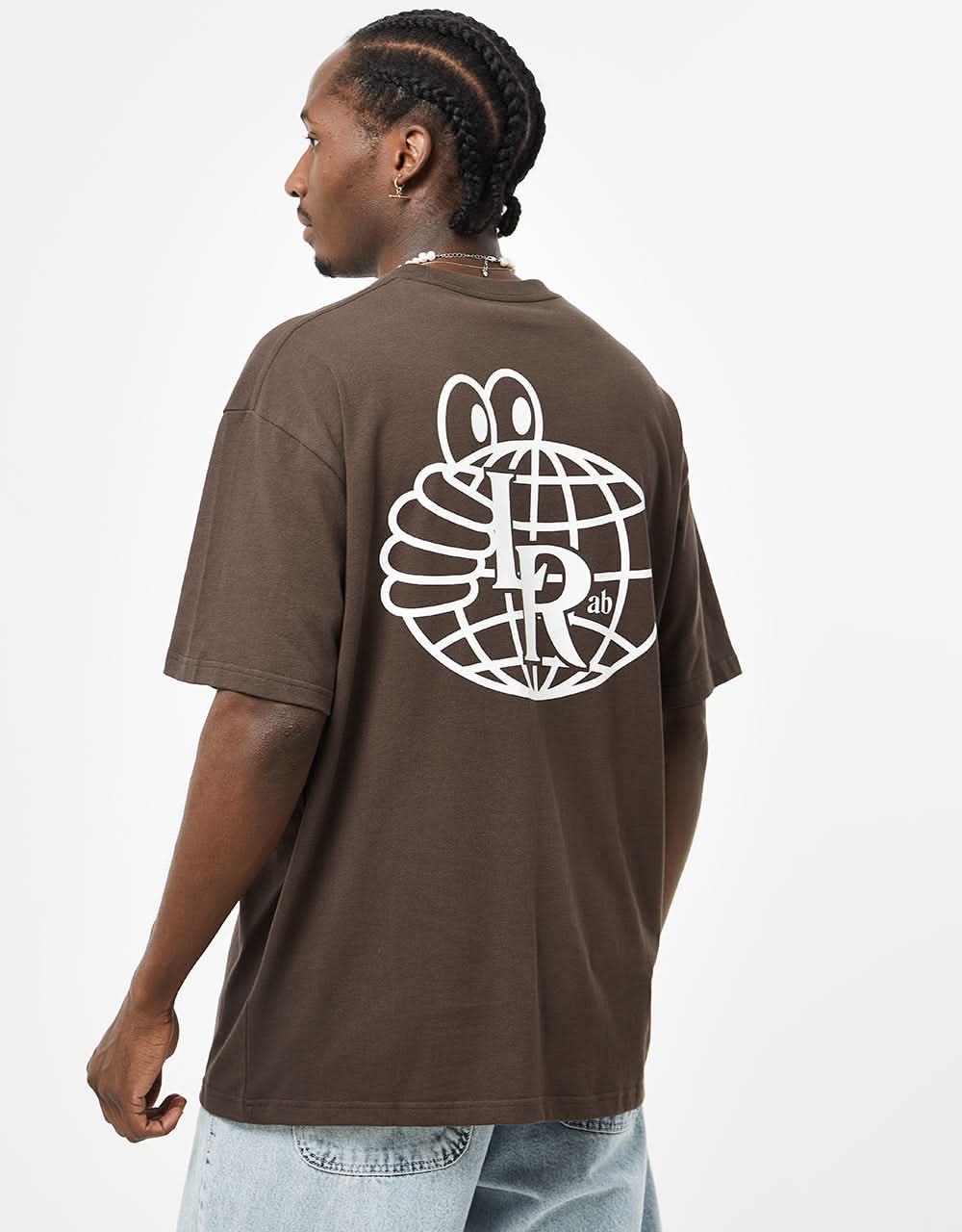 Last Resort AB Atlas Monogram T-Shirt - Dark Brown