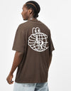 Last Resort AB Atlas Monogram T-Shirt - Dark Brown