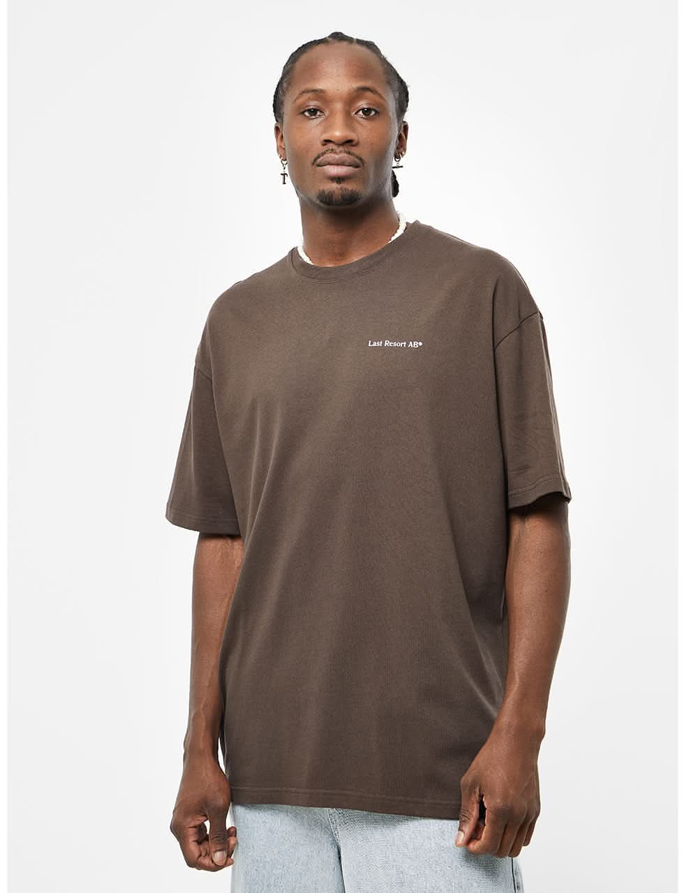 Last Resort AB Atlas Monogram T-Shirt - Dark Brown