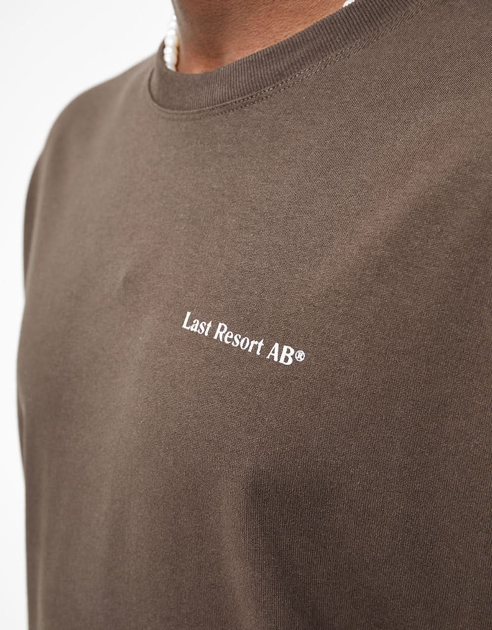 Last Resort AB Atlas Monogram T-Shirt - Dark Brown