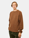 Carhartt WIP Anglistic Sweater - Speckled Tamarind