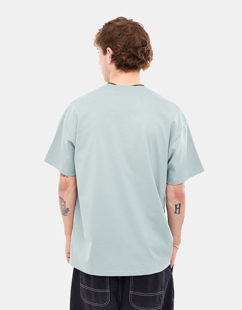 Carhartt WIP Chase T-Shirt - Glassy Teal/Gold