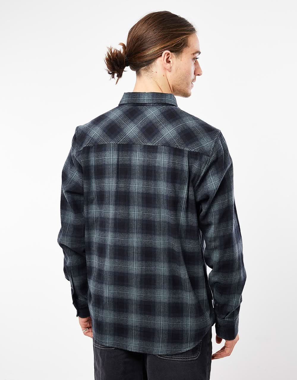 Element Tacoma Classic L/S Shirt - Gradient Plaid Agave Green