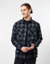 Element Tacoma Classic L/S Shirt - Gradient Plaid Agave Green