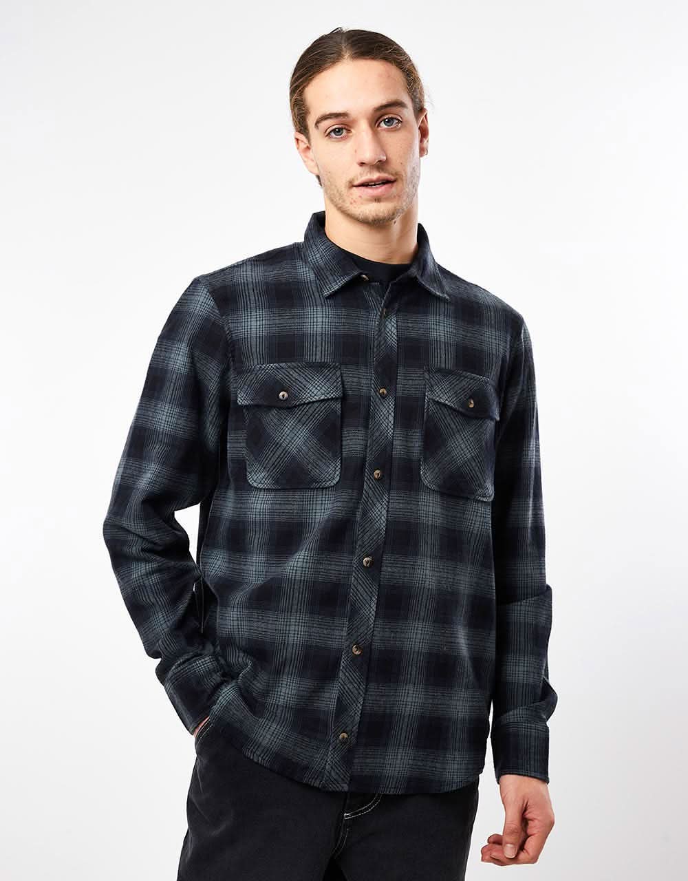 Element Tacoma Classic L/S Shirt - Gradient Plaid Agave Green