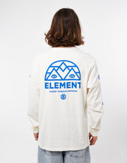 Element Disco L/S T-Shirt - Egret