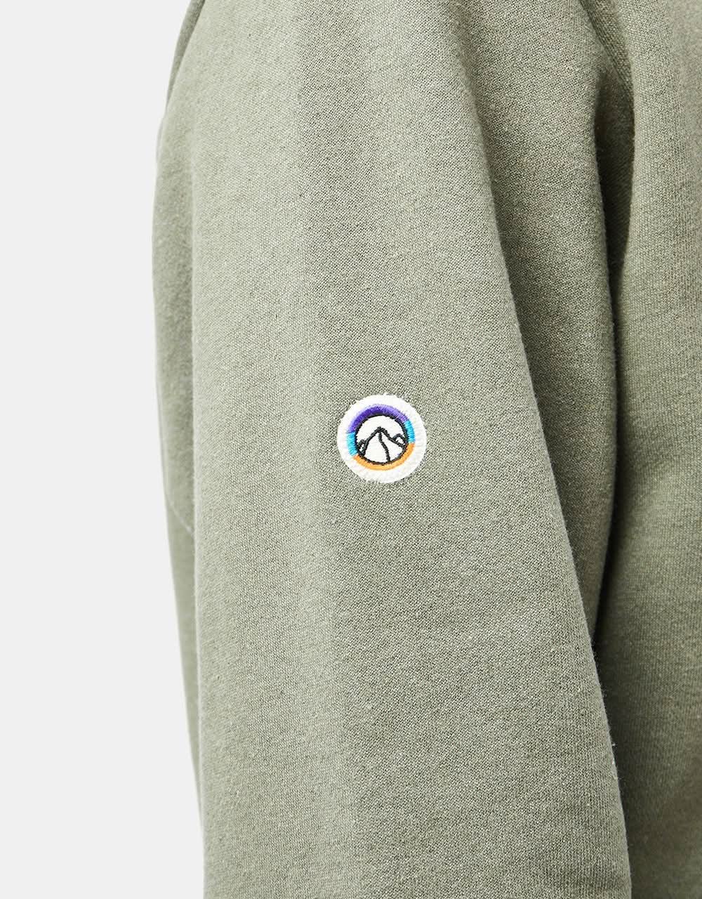 Patagonia Fitz Roy Icon Uprisal Crew Sweatshirt - Sleet Green