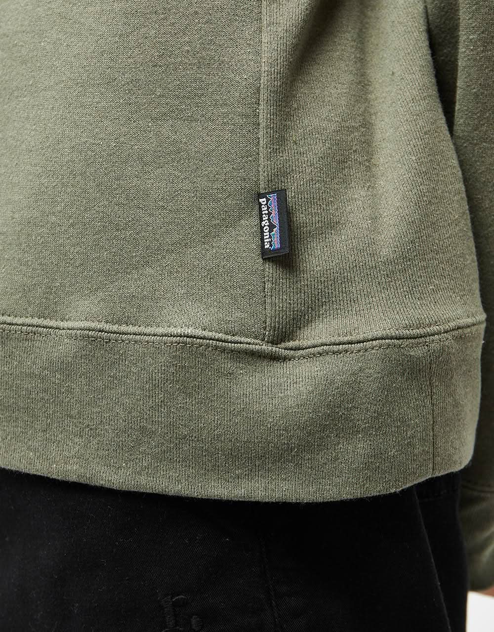 Patagonia Fitz Roy Icon Uprisal Crew Sweatshirt - Sleet Green