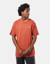 Vans Left Chest Logo T-Shirt - Burnt Henna/White