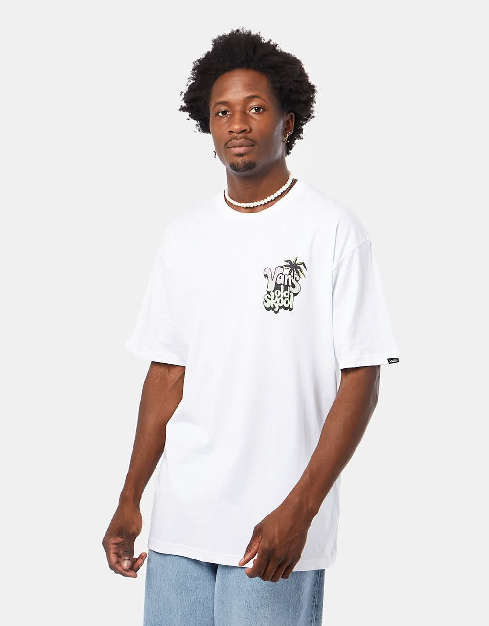 Vans Paradise Vans Palm T-Shirt - White