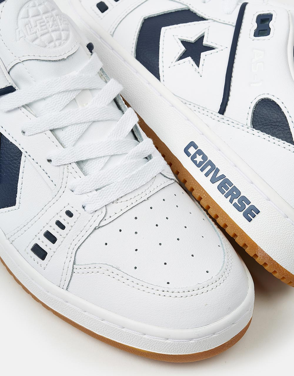 Converse AS-1 Skate Shoes - White/Navy/Gum