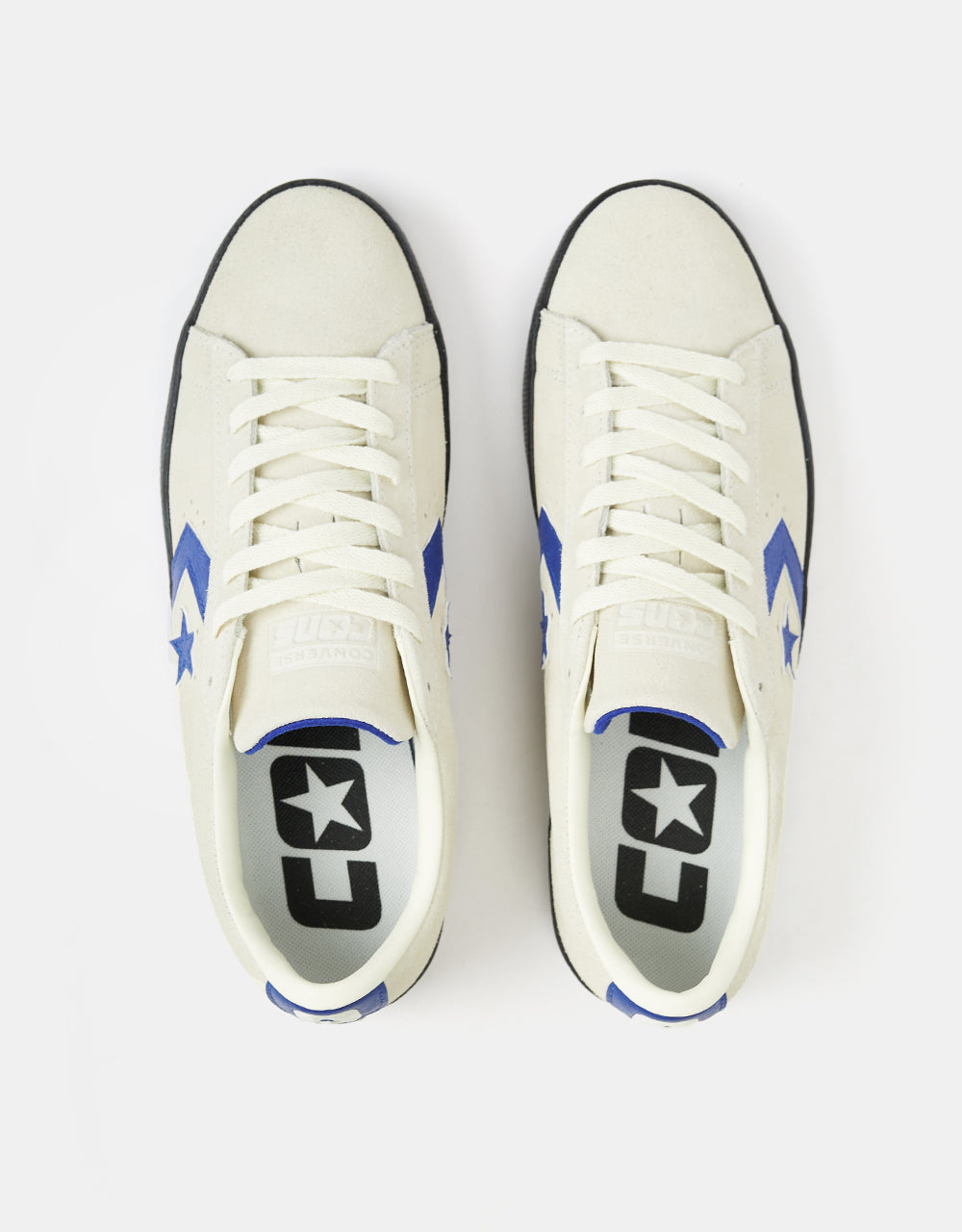 Converse PL Vulc Pro Skate Shoes - Egret/Blue/Black