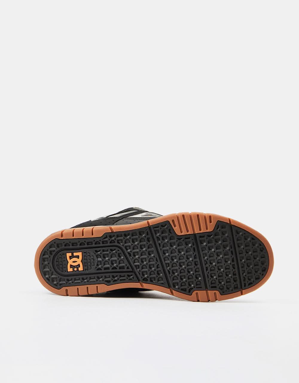DC Stag Skate Shoes - Black/Orange