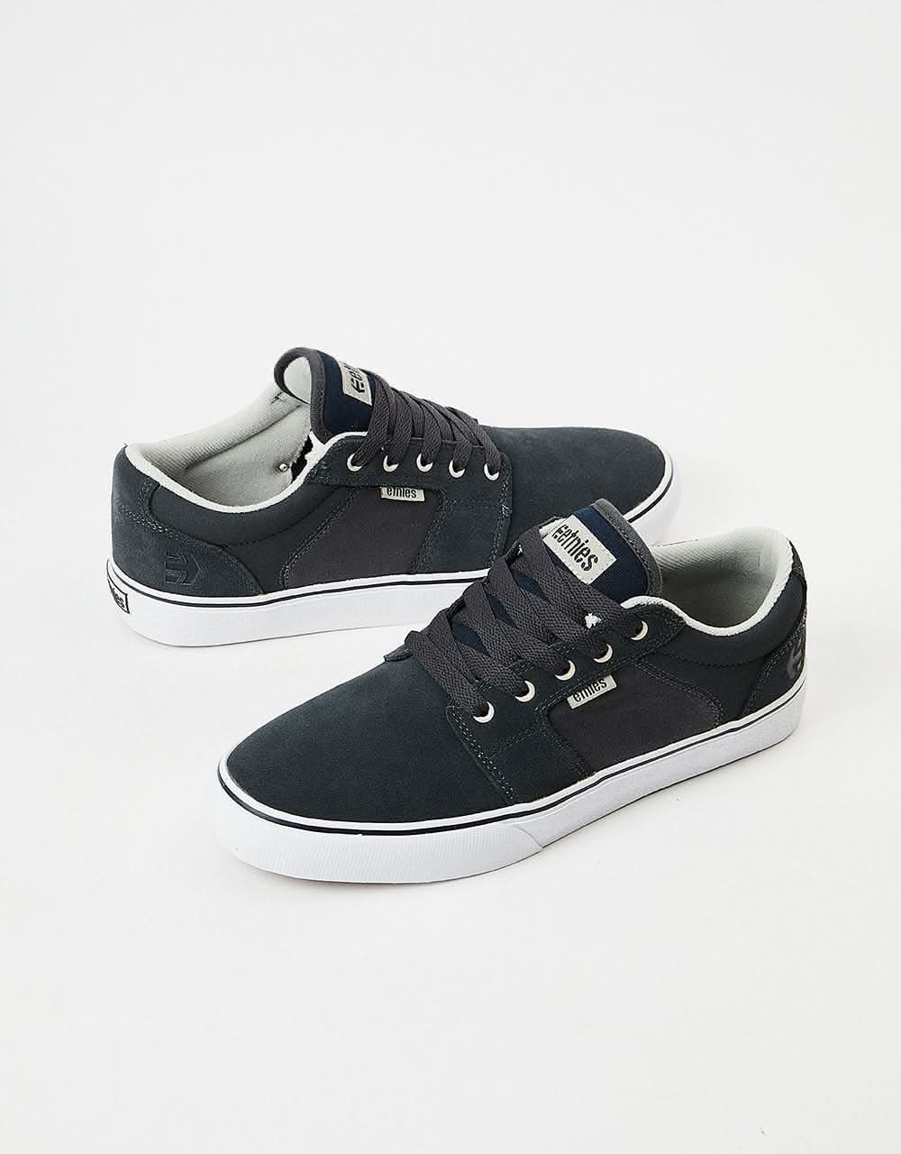 Etnies Barge LS Skate Shoes - Grey/Grey/Blue
