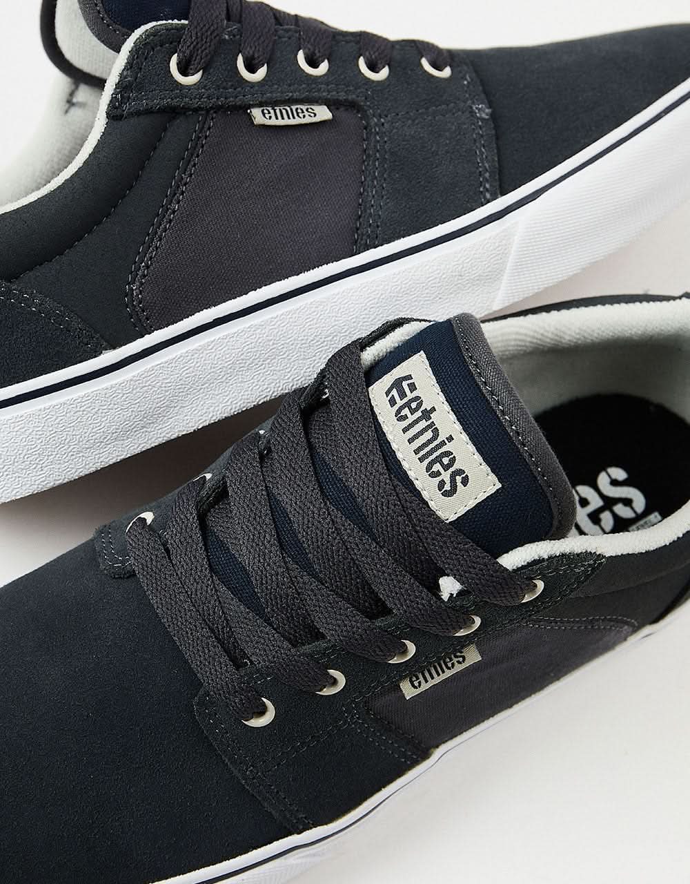Etnies Barge LS Skate Shoes - Grey/Grey/Blue