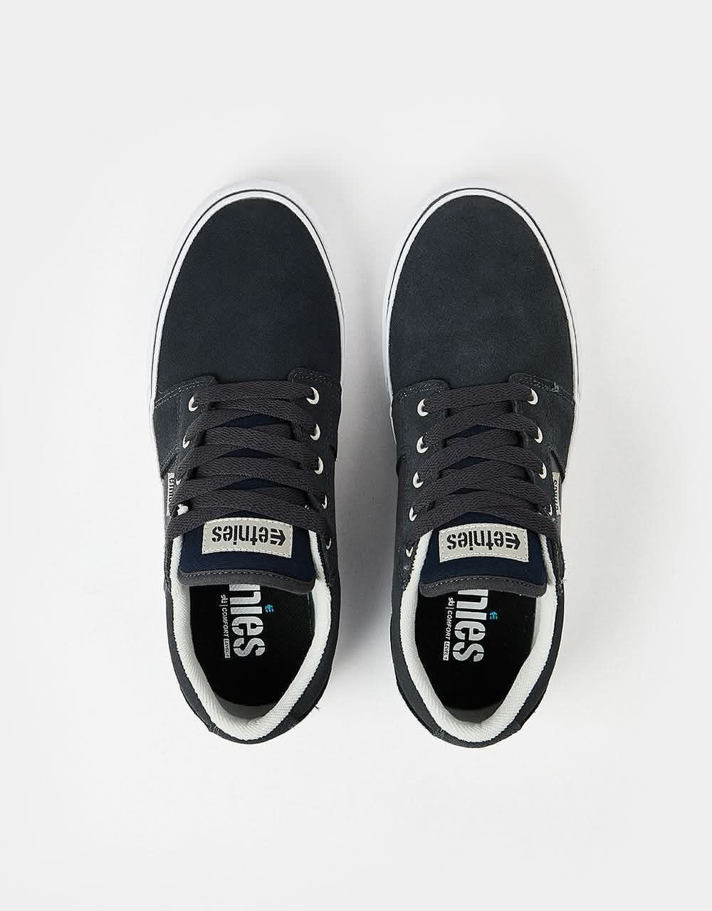 Etnies Barge LS Skate Shoes - Grey/Grey/Blue