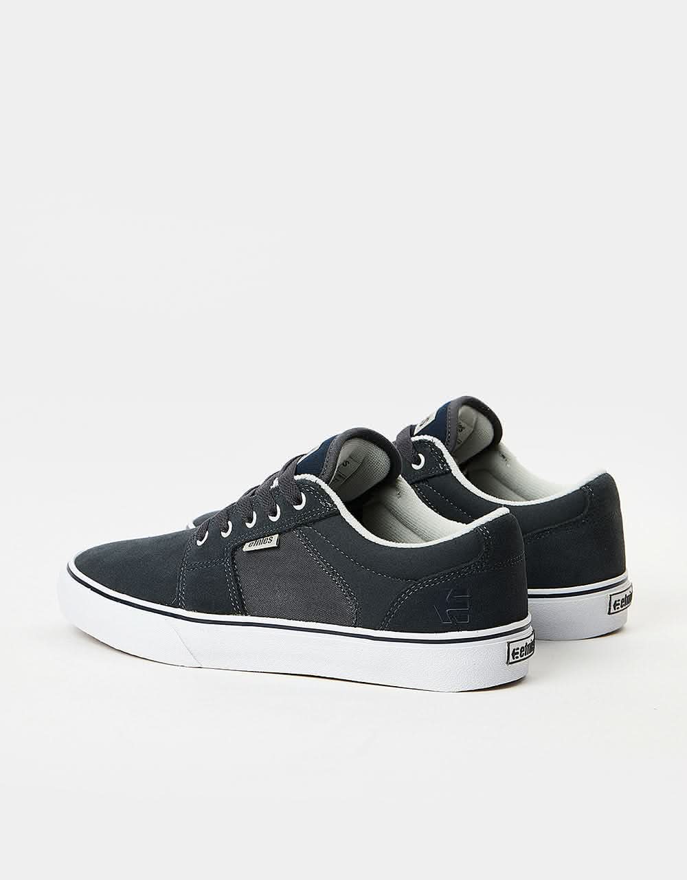 Etnies Barge LS Skate Shoes - Grey/Grey/Blue