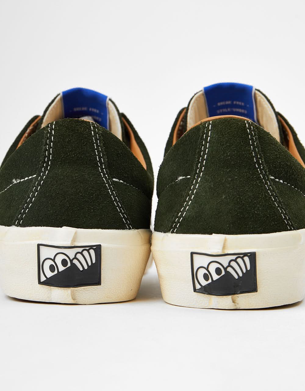Last Resort AB VM003 Suede Lo Skate Shoes - Olive/White