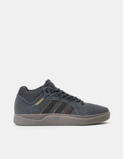 adidas Tyshawn Skate Shoes - Carbon/Core Black/Preloved Brown