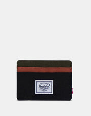 Herschel Supply Co. Charlie RFID Cardholder - Black/Ivy Green/Chutney