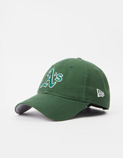 New Era 9Twenty® Oakland Athletics Team Script Cap - Dark Green/White