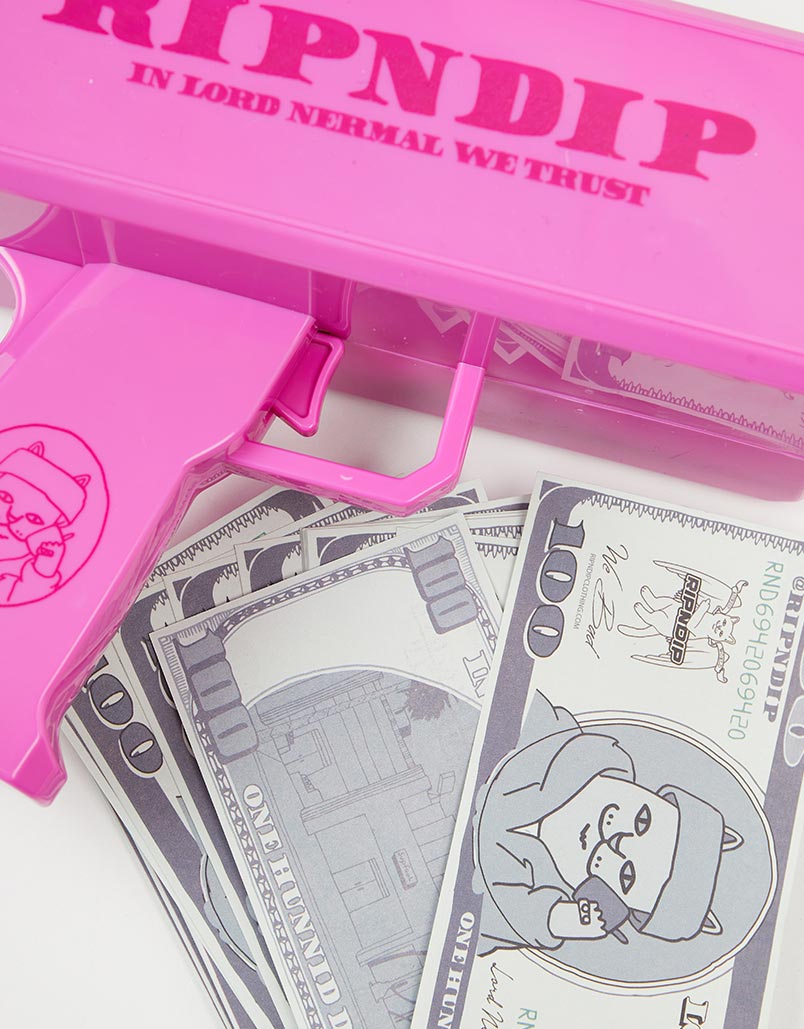 RIPNDIP Moneybag Money Gun - Hot Pink