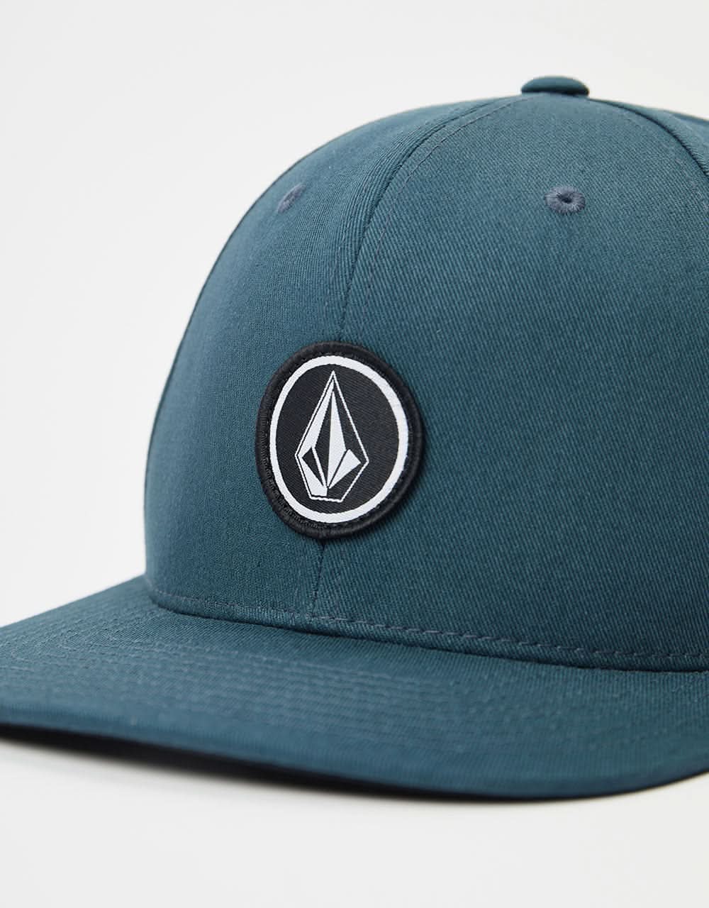 Volcom Quarter Twill Snapback Cap - Service Blue