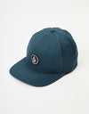 Volcom Quarter Twill Snapback Cap - Service Blue