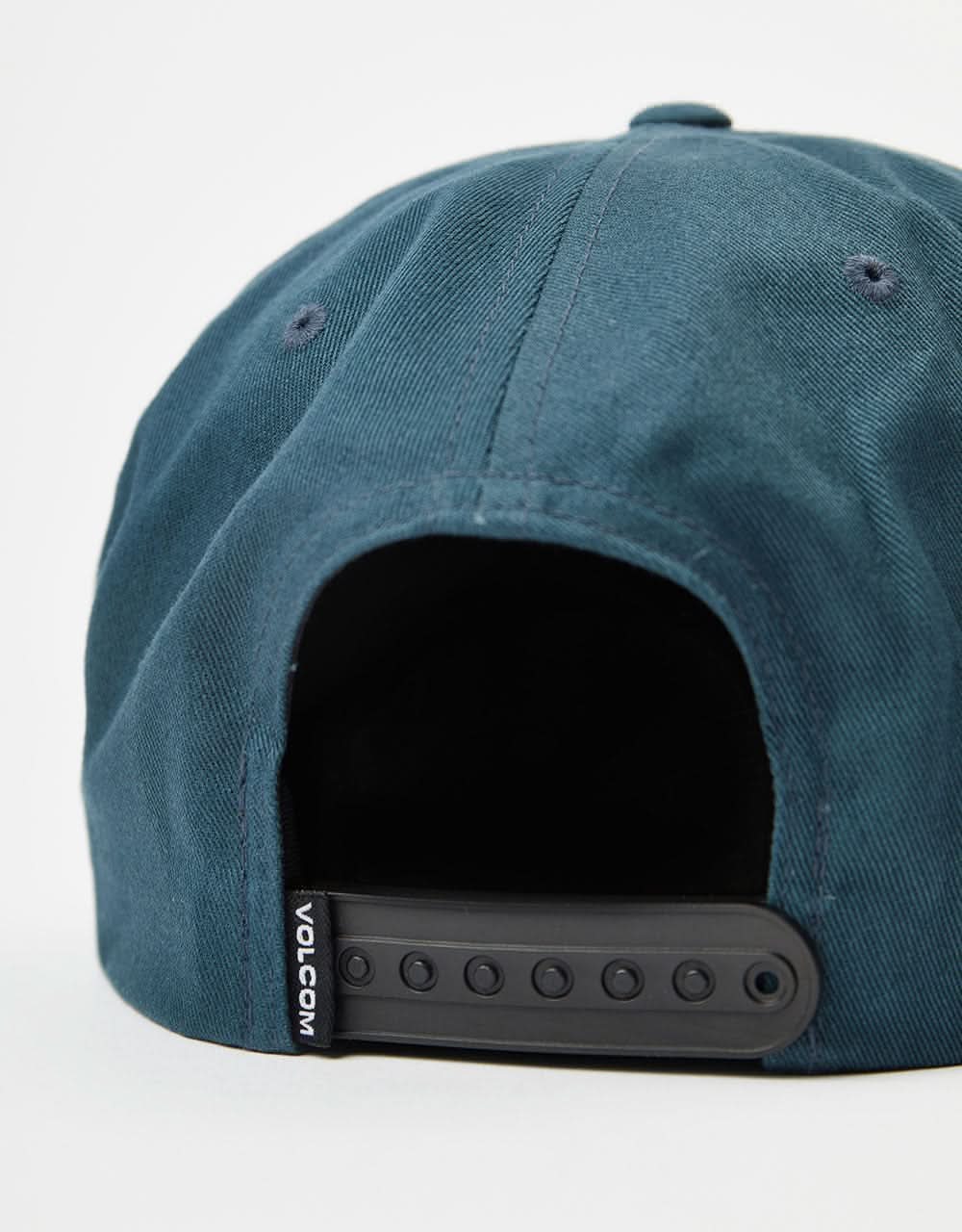 Volcom Quarter Twill Snapback Cap - Service Blue