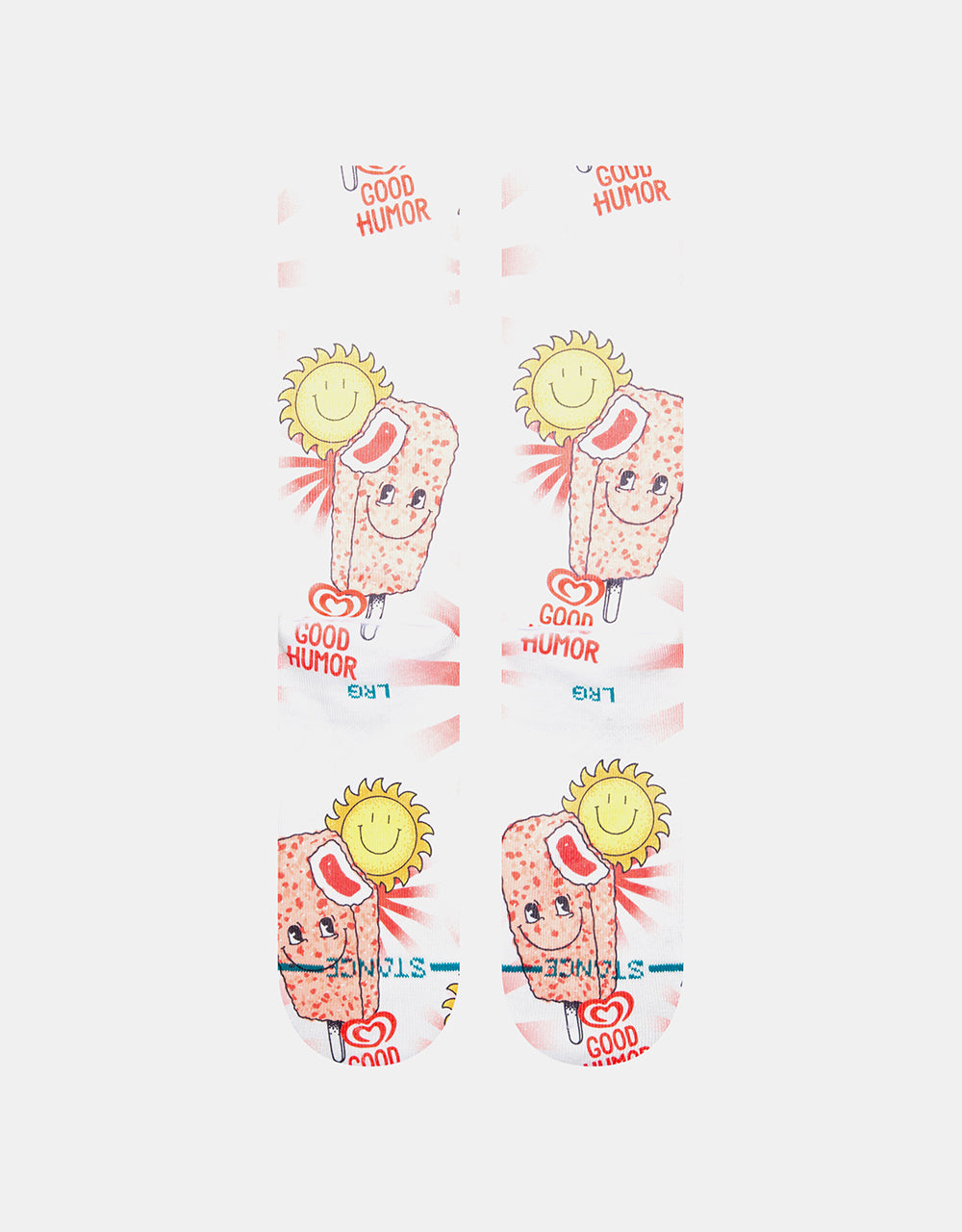 Stance x Ice Cream Icons Good Humor Crew Socks - Pink