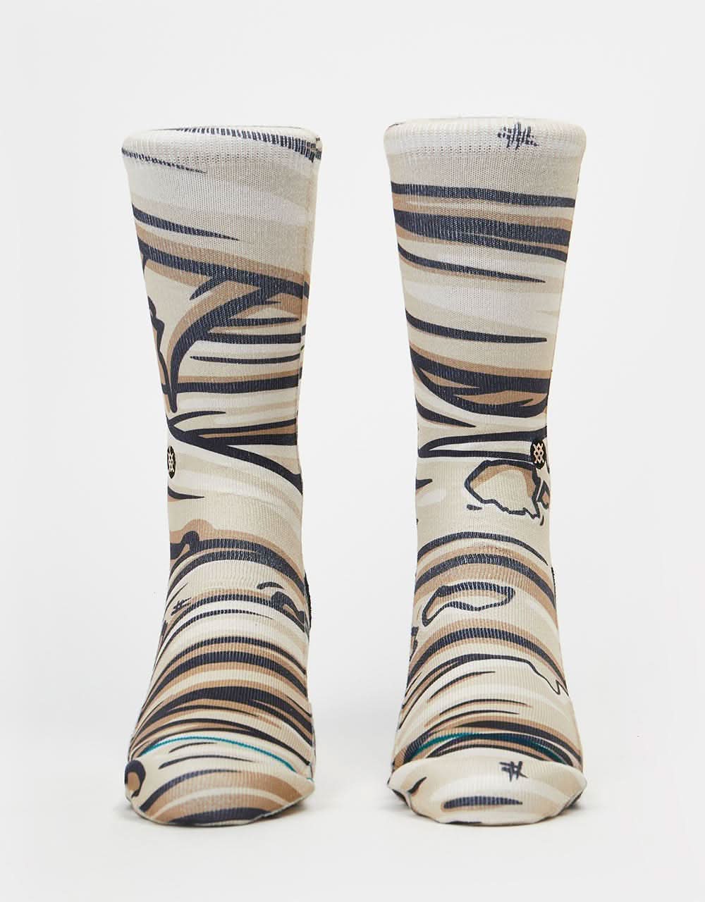 Stance x Blue The Great Mummy T Crew Socks - Tan