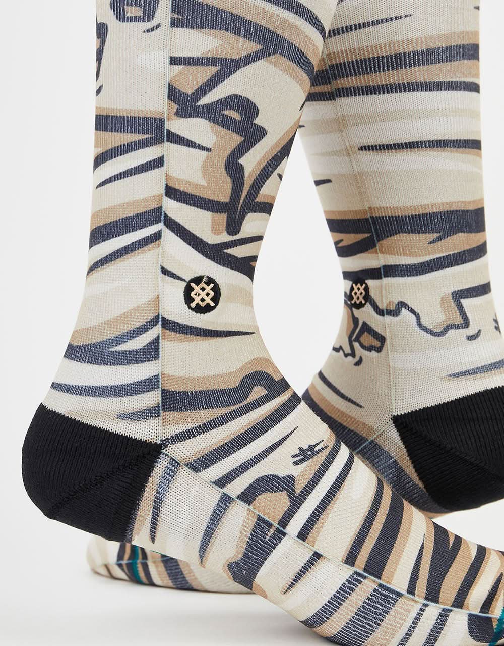 Stance x Blue The Great Mummy T Crew Socks - Tan