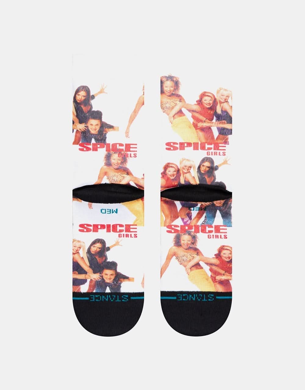 Stance x Spice Girls Friendship Never Ends Crew Socks - White