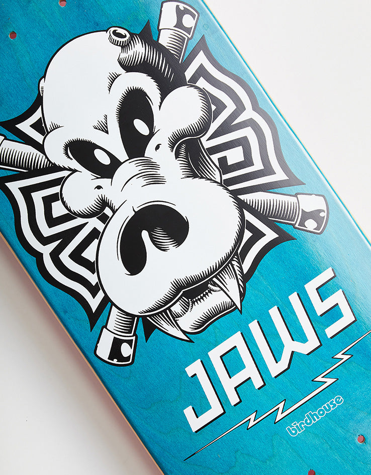 Birdhouse Jaws Skull Pro Blue スケートボード Birdhouse Jaws Skull Skateboard Deck - 8.25
