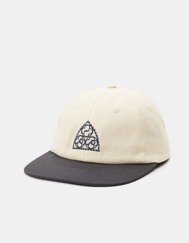 Pass Port Gargoyle Cap - Off White / Washed Navy