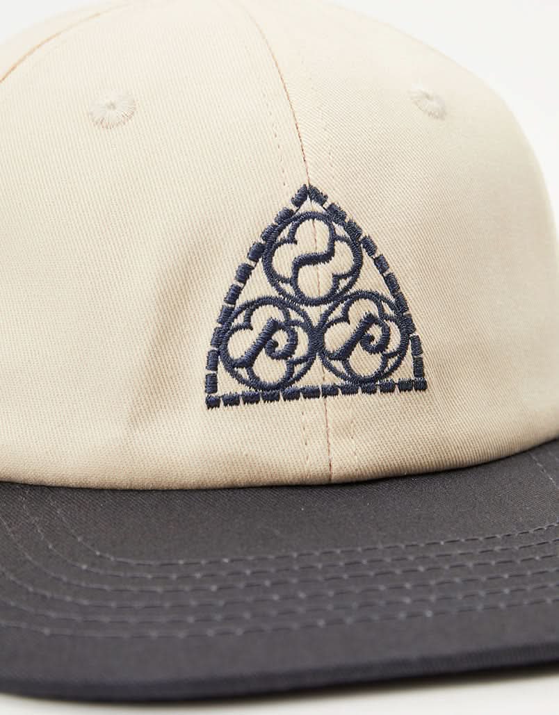 Pass Port Gargoyle Cap - Off White / Washed Navy