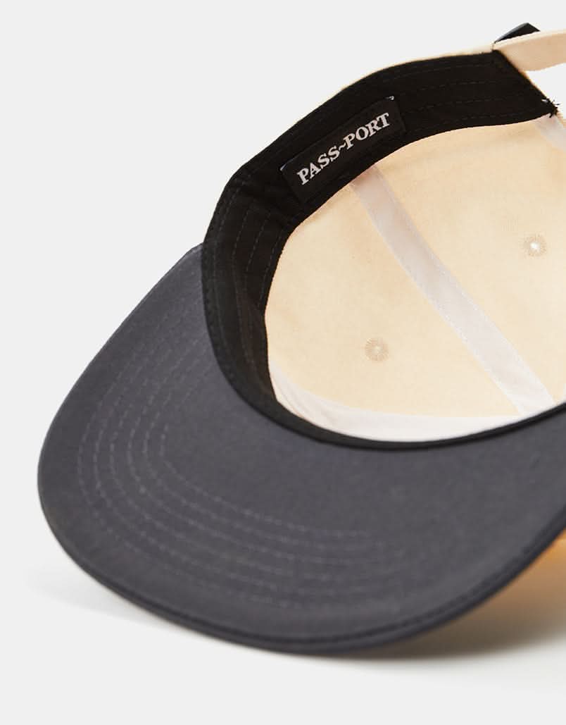 Pass Port Gargoyle Cap - Off White / Washed Navy