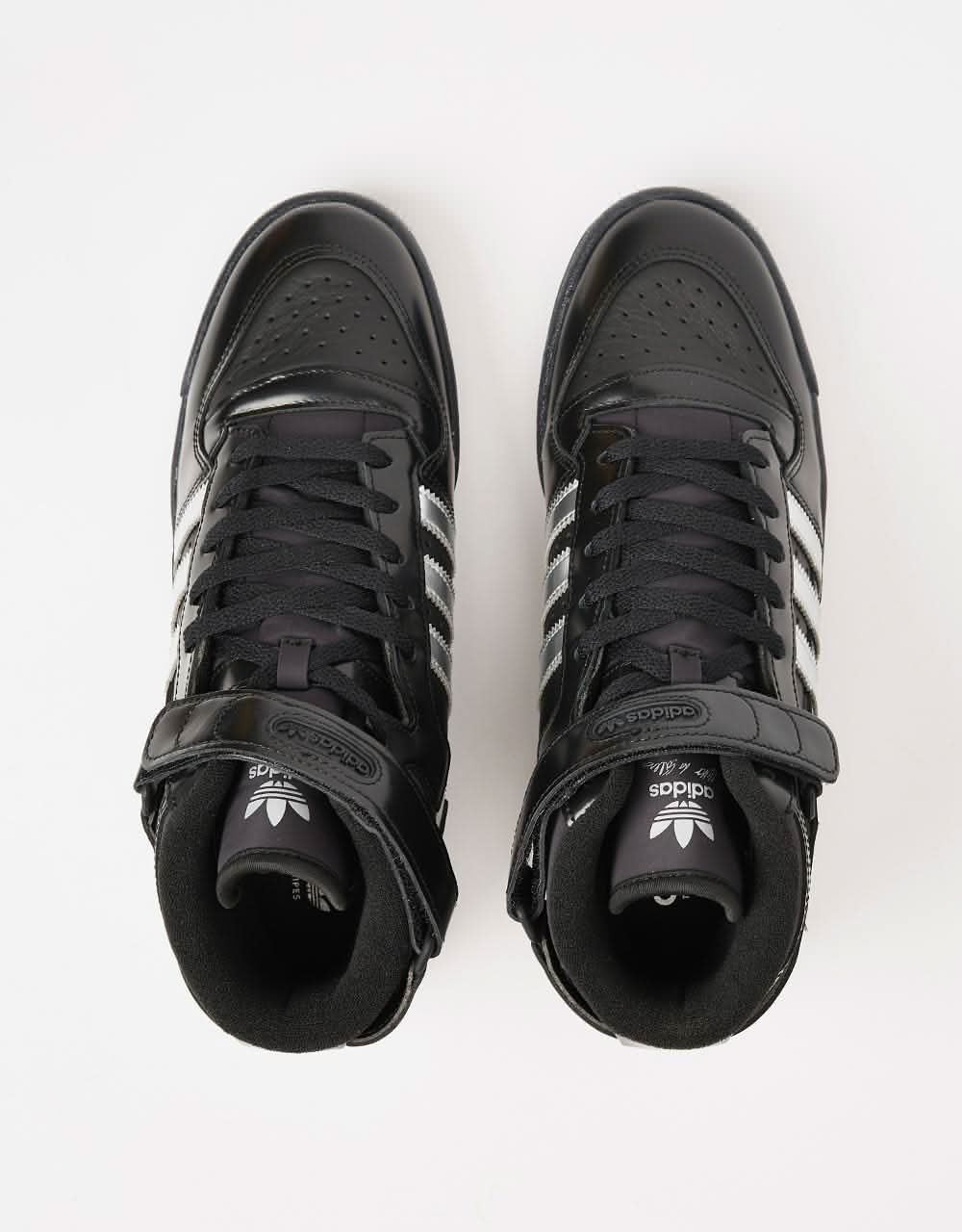 adidas x Heitor Forum 84 Mid ADV Skate Shoes - Core Black/Silver Metal