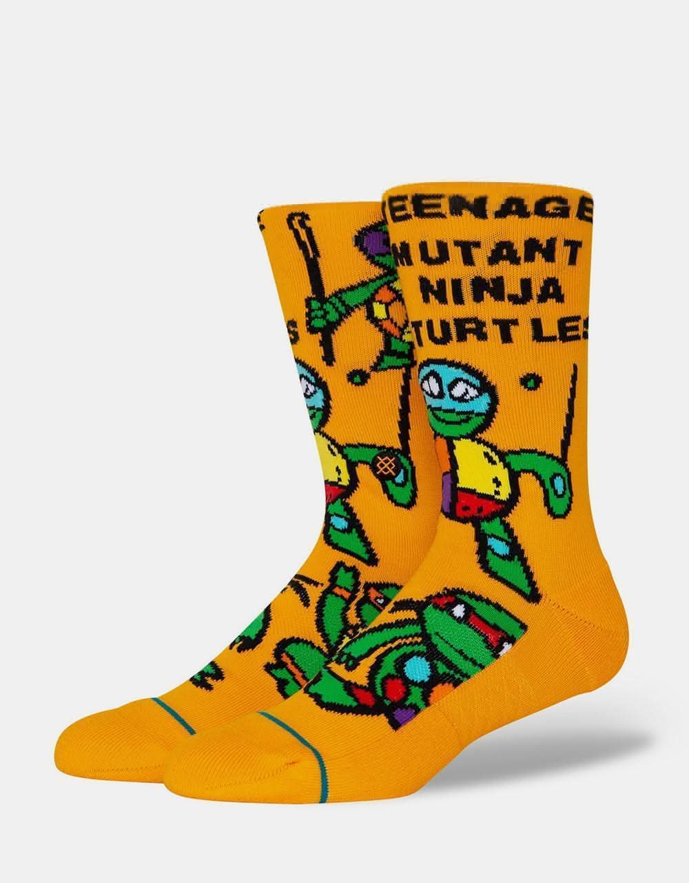 Stance x TMNT Tubular Crew Socks - Yellow