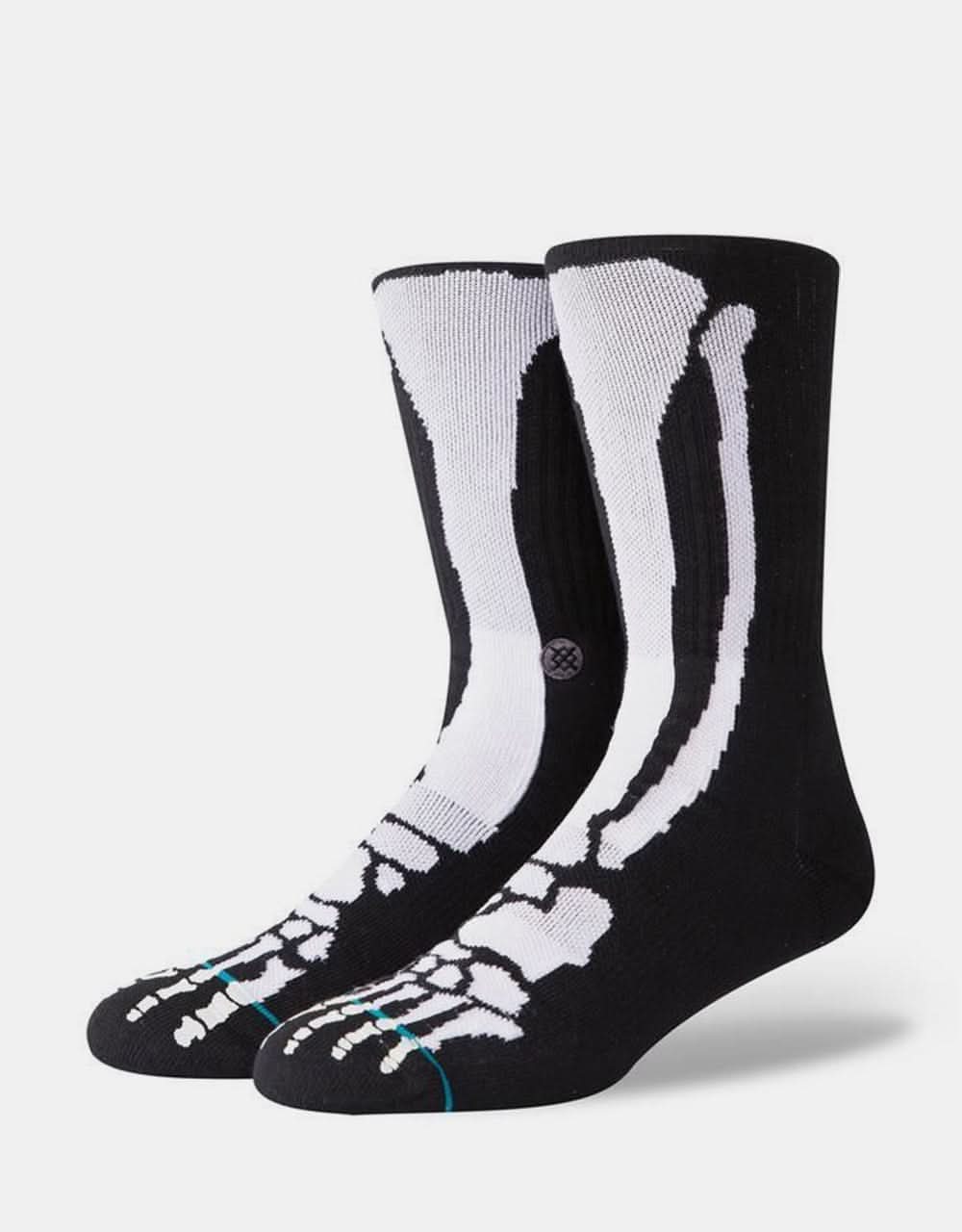 Stance Bonez Crew Socks - Black